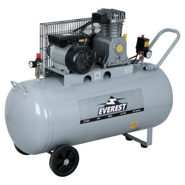 COMPRESOR DE AIRE EVEREST 200LTS 3HP 220V MOD.CE-820 - Imagen 2