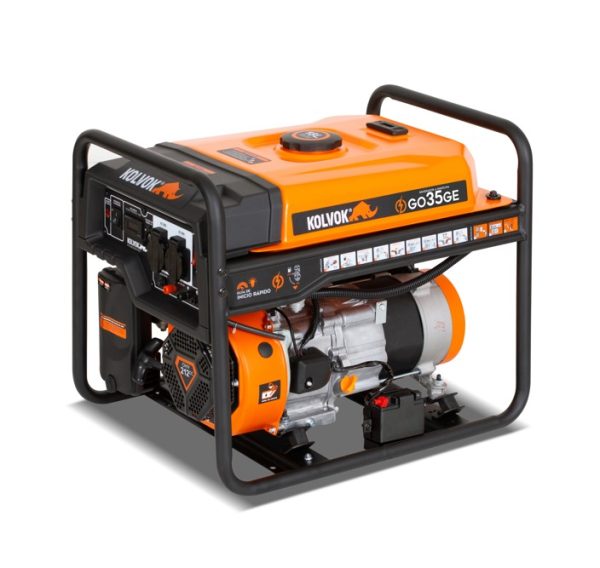 GENERADOR BENCINERO KOLVOK 3.5KVA 220V MOD.GO35GE