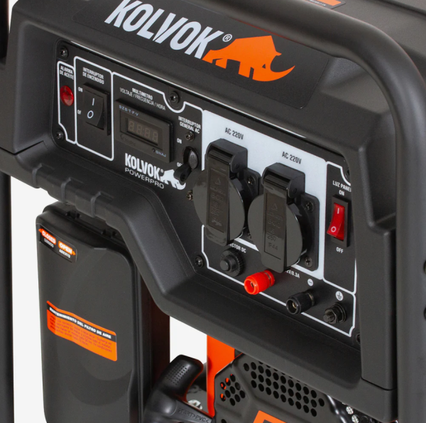 GENERADOR BENCINERO KOLVOK 3.5KVA 220V MOD.GO35GE - Imagen 2