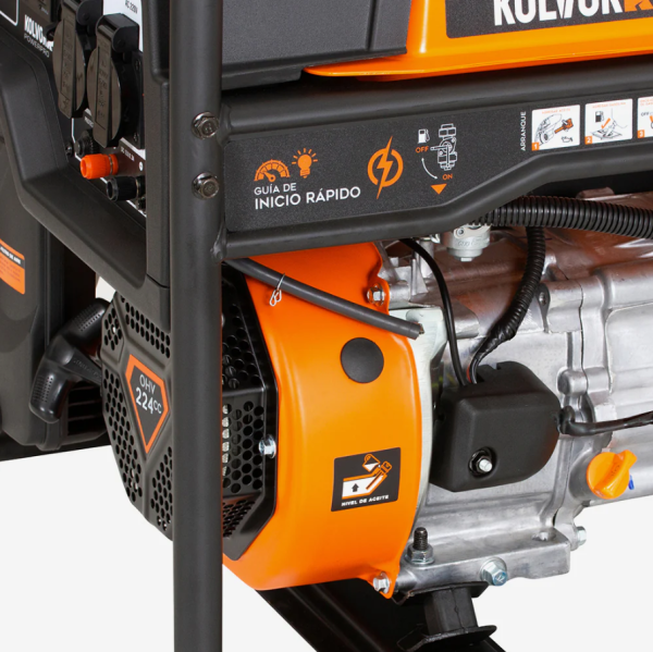 GENERADOR BENCINERO KOLVOK 3.5KVA 220V MOD.GO35GE - Imagen 3