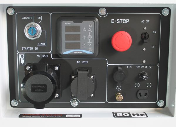 GENERADOR DIESEL DAEWOO 6.3KW 220V INSONORO MOD.DDAE10000SE - Imagen 2