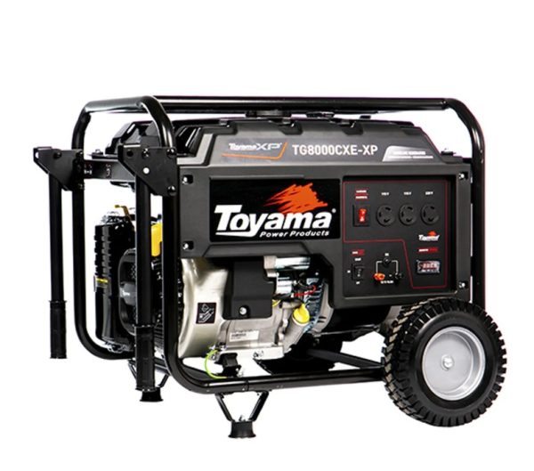 GENERADOR BENCINERO TOYAMA 7KW 220V P/ELECTRICA MOD.TG8000CXE-XP