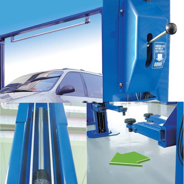 ELEVADOR 2 COLUMNAS HESHBON 4000KG 380V MOD.HL26K - Imagen 4
