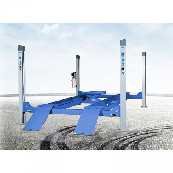 ELEVADOR 4 COLUMNAS ALINEACION HAUVREX 4500KG 220V MOD.HFL4145E