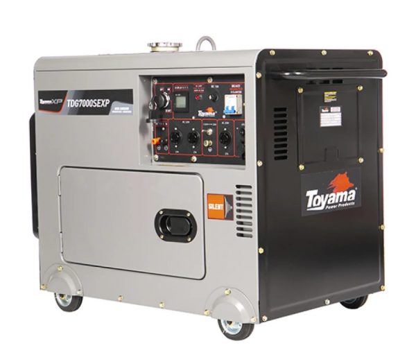 GENERADOR DIESEL TOYAMA 5.5KVA 220V MOD.TDG7000SEXP
