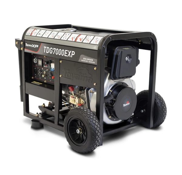 GENERADOR DIESEL TOYAMA 5.5KW 220V ABIERTO P/ELECTRICA MOD.TDG7000EXP