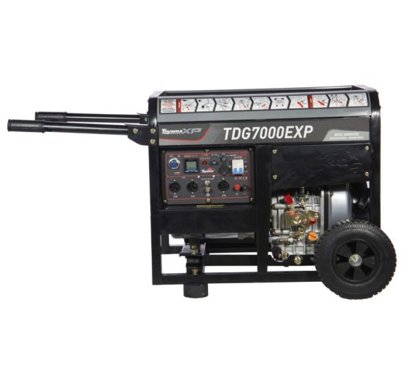 GENERADOR DIESEL TOYAMA 5.5KW 220V ABIERTO P/ELECTRICA MOD.TDG7000EXP - Imagen 3