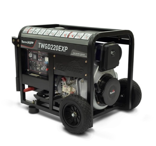 MOTOSOLDADORA TOYAMA DIESEL 220AMP.3.5KW 220V MOD.TDWGD220EXP