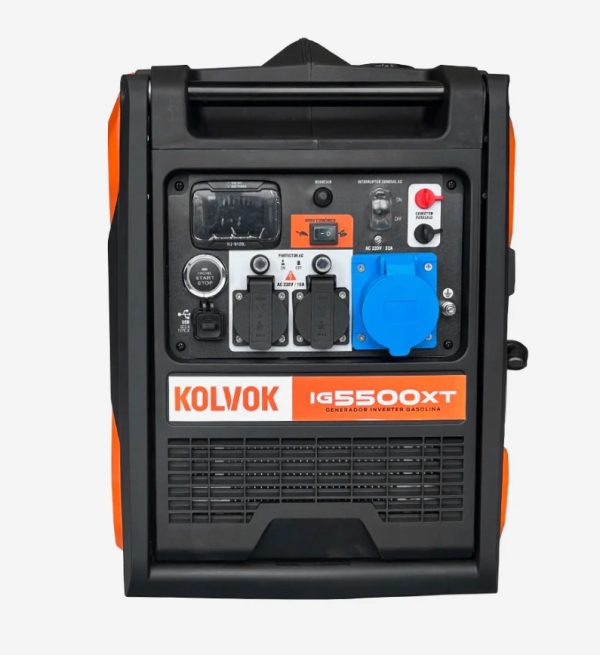 GENERADOR INVERTER KOLVOK A GASOLINA 5.5kVA 220VP/ELECTRICA MOD.IG5500XT - Imagen 2