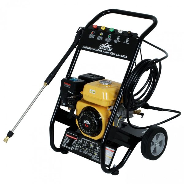 HIDROLAVADORA EVEREST GASOLINA 180 BAR 6.5HP MOD.LB-180A