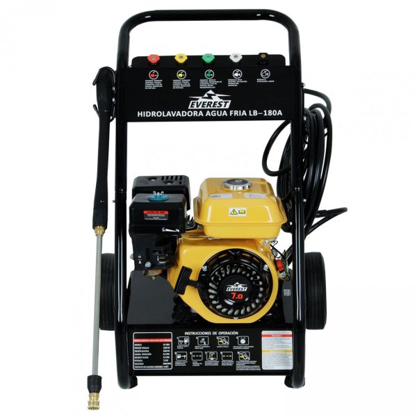 HIDROLAVADORA EVEREST GASOLINA 180 BAR 6.5HP MOD.LB-180A - Imagen 2