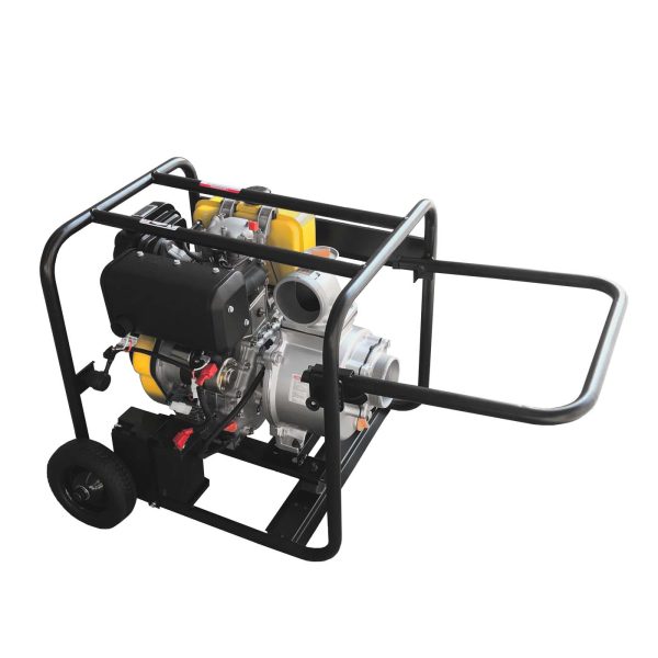 MOTOBOMBA KRAFTER DIESEL 4X4 10HP P/ELECTRICA MOD.SDP100CLE - Imagen 2