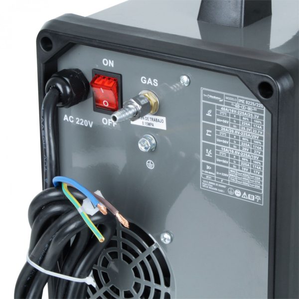 SOLDADORA GLADIATOR INVERTER MIG 225MP MOD.8225/220 - Imagen 6