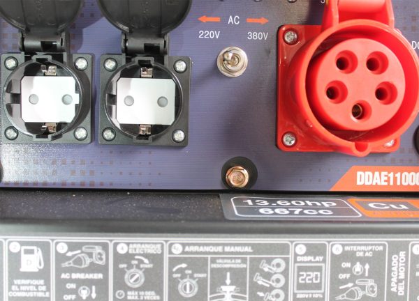 GENERADOR DAEWOO DIESEL 8.5VA 380V MOD.DDA11000XE-3 - Imagen 5