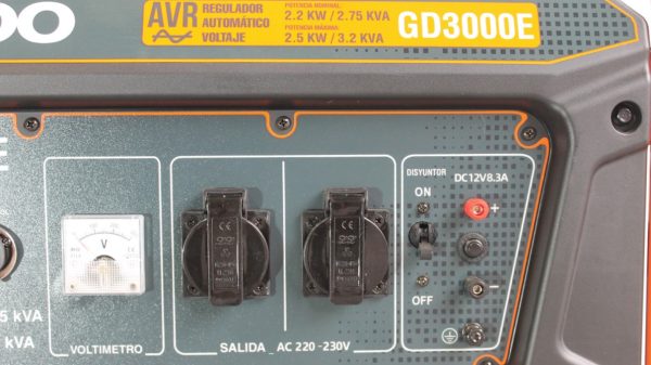 GENERADOR GASOLINA DAEWOO 3.2KVA 220V CONEX.ATS MOD.GDA3000E - Imagen 7