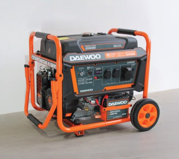 GENERADOR GASOLINA DAEWOO 6.2KVA 220V CONEX.ATS MOD.GDA6500E