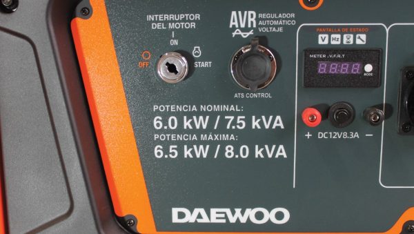 GENERADOR GASOLINA DAEWOO 8KVA 220V CONEX.ATS MOD.GDA8000E - Imagen 5