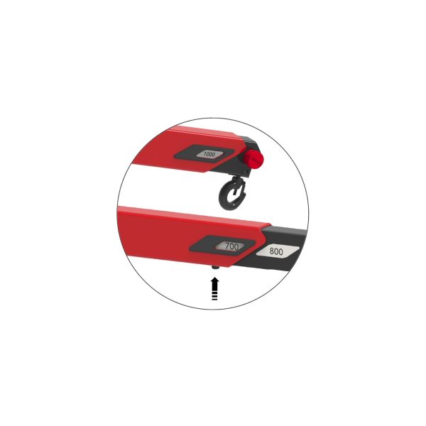 TECLE GRUAPLUMA PLEGABLE 2000KG MEGA MOD.CRP20 - Imagen 3