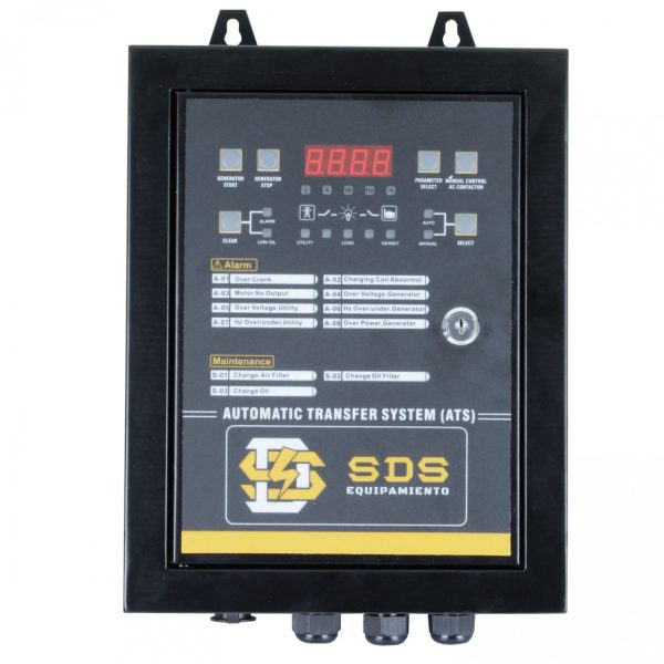 GENERADOR BENCINERO SDS POWER 11KVA 220V P/ELECTRICA CON ATS MOD.SGG11000 - Imagen 2