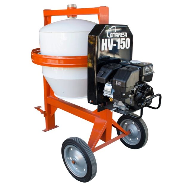 BETONERA EMARESA VOLTEO LATERAL 150LTS MOTOR ELECTRICO BAME 1.5HP 220V MOD.HV150E