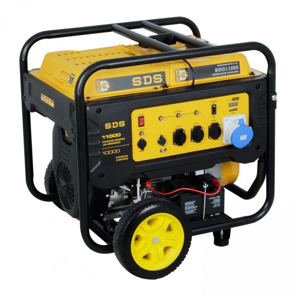 GENERADOR BENCINERO SDS POWER 11KVA 220V P/ELECTRICA CON ATS MOD.SGG11000