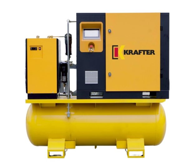 COMPRESOR DE TORNILLO KRAFTER 400LTS 20HP 380V 8BAR MOD.MZB-20A