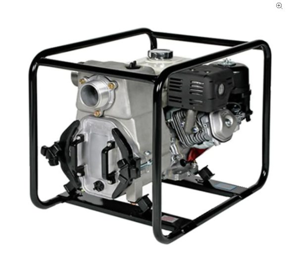 MOTOBOMBA TSURUMI TRASH 3X3 MOTOR HONDA GX-240 8HP AGUAS SUCIAS MOD.EPT3-80HA