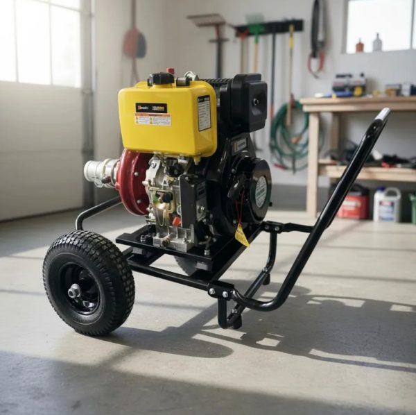MOTOBOMBA KRAFTER DIESEL ALTA PRESION 4X4 MOD.KRD100AP - Imagen 2