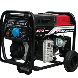 MOTOSOLDADORA SENCI GASOLINA 200AMP.5KW MOD.SC200A