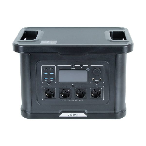 ESTACION DE ENERGÍA PORTATIL 2400W MOD.S024 - Imagen 2