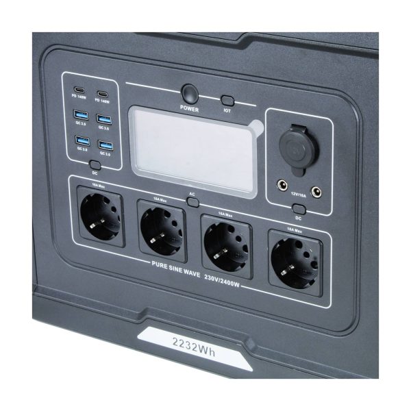 ESTACION DE ENERGÍA PORTATIL 2400W MOD.S024 - Imagen 7