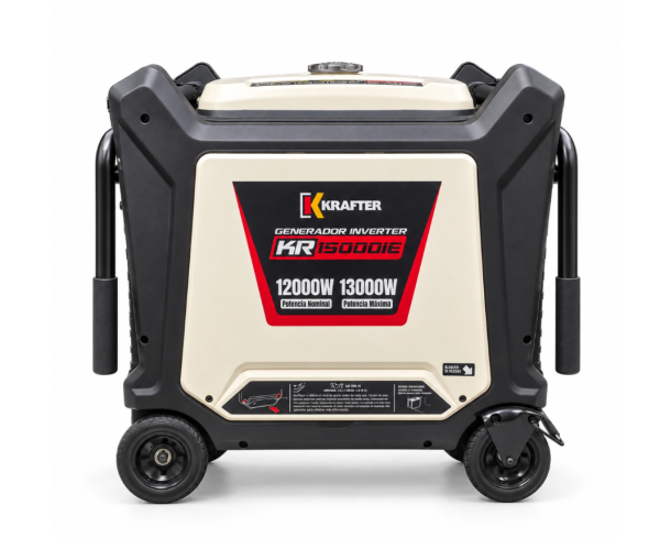 GENERADOR INVERTER KRAFTER GASOLINA INSONORO 13KVA 220V MOD.KR15000IE - Imagen 3