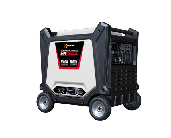 GENERADOR INVERTER KRAFTER GASOLINA INSONORO 8KVA 220V MOD.KR9000IE