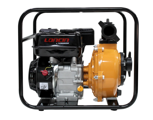 MOTOBOMBA LONCIN GASOLINA ALTA PRESION 2X2 6.5HP MOD.LC50ZB60-4.5Q